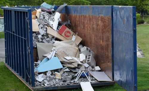 Professional rubbish clearance team in Central London