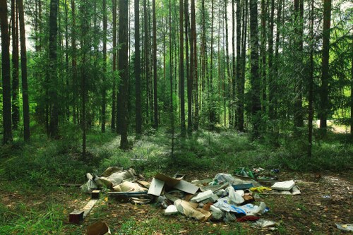 Recycling facilities for builders waste in Central London